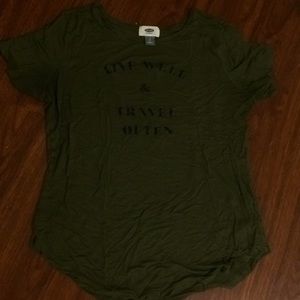 Old Navy Travel Often shirt